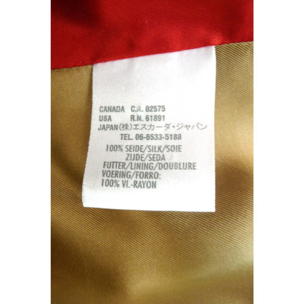 ESCADA SPORT Silk Satin Floral Stripe 2-Button Jacket Blazer YOOX 36 6 $1850 - Picture 13 of 14